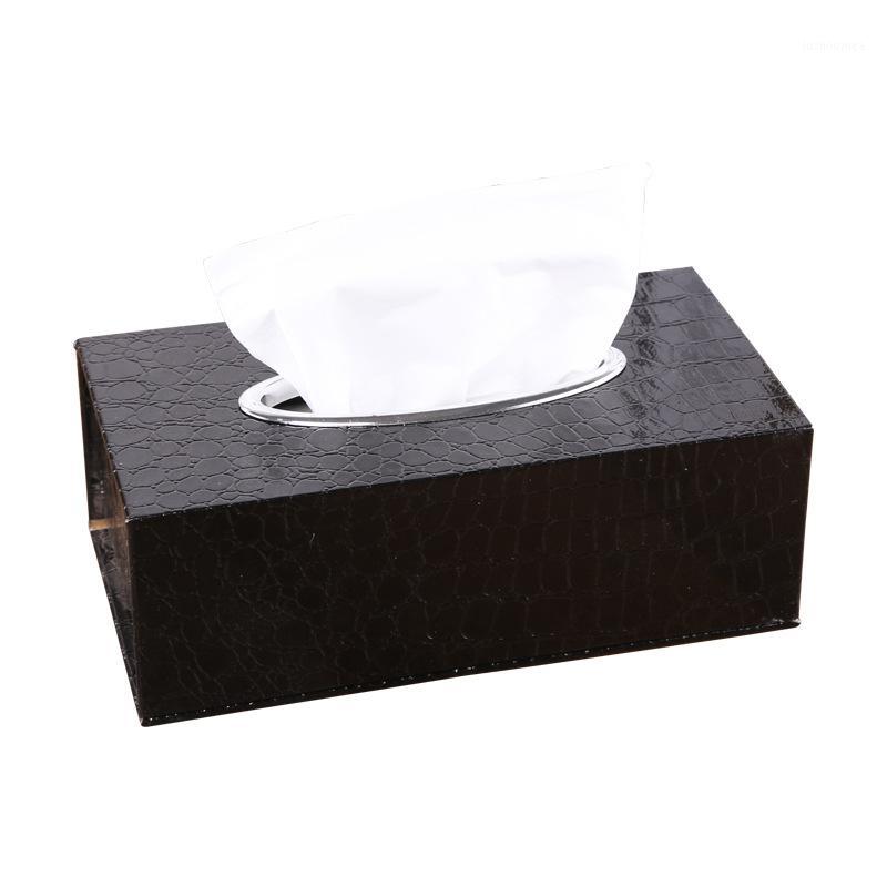 

Leather Tissue Holder Fashion Modern Paper Case Box1
