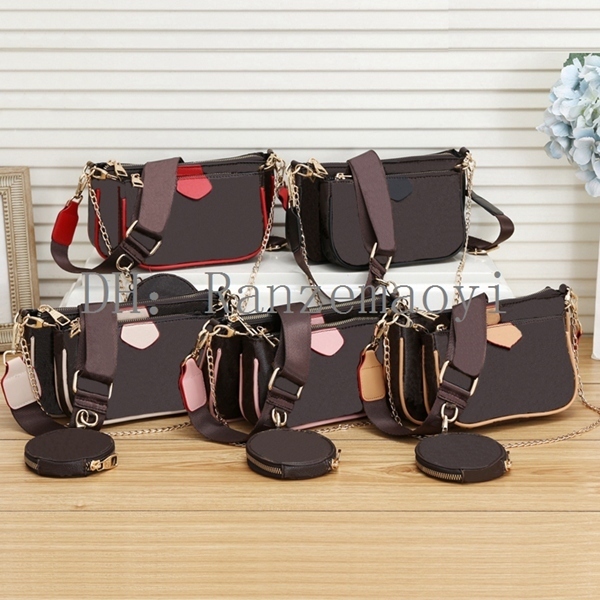 

2020 New Excellent Quality Style Fashion Women Luxury Bags Lady PU Leather Handbags Brand Bags Purse Shoulder M Tote Bag Female # 8811, #1