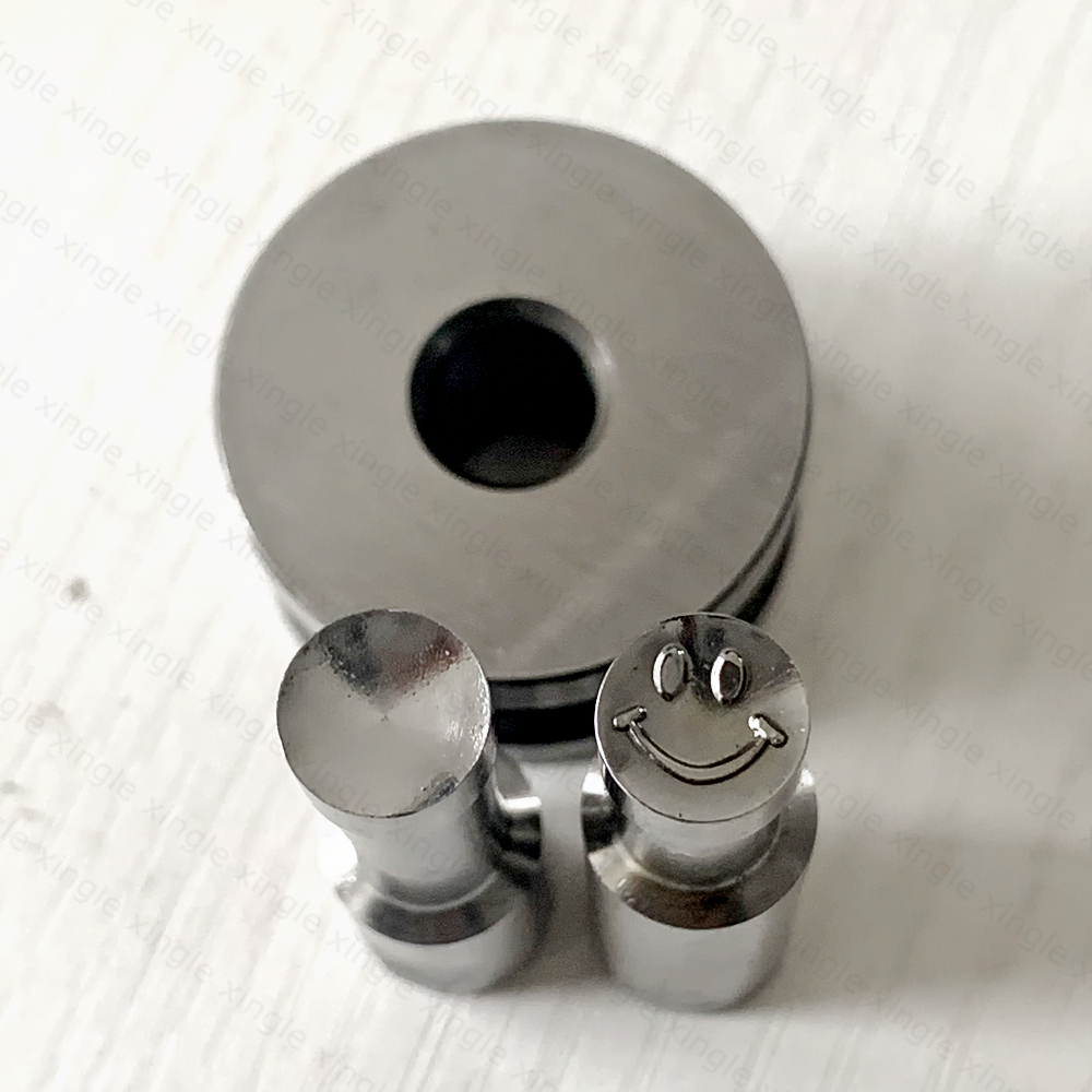 

tool parts Custom Logo TDP series 28mm 37mm bearing steel molding stamp circlar round punch die molds for single candy press machine