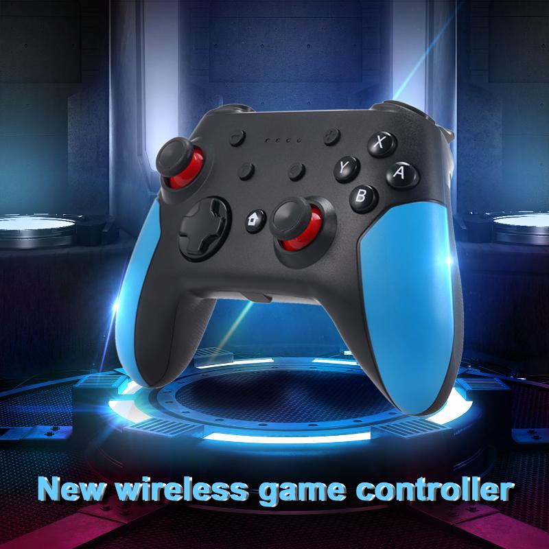 

Game Controller for Switch Wireless BT Gamepad Remote Control Compatible with Switch with Double Vibration for PC