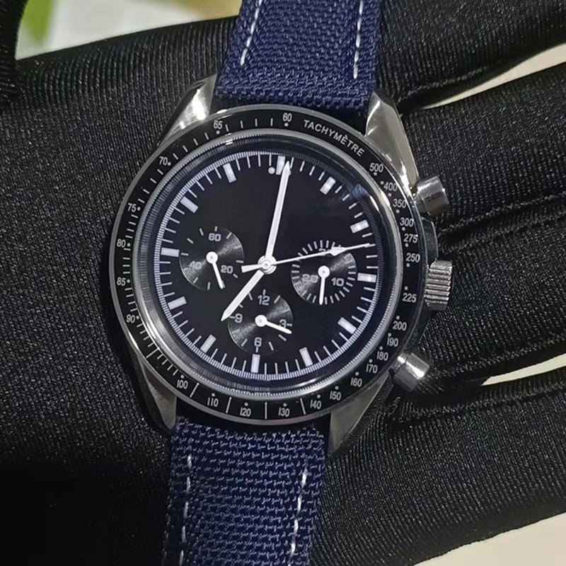 

2022 Men Mens Luxury Watch Sports Master Automatic Watches Movement Mechanical Oroiogio James bond 007 Speedy Montre de luxe Nato Skyfall Wristwatches No chronogra, Nato band