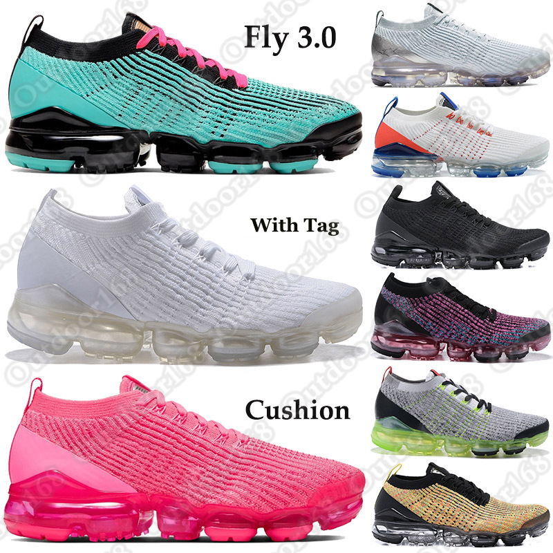 

Cushion Fly 3.0 Men Women outdoor Shoes triple black white reflect silver Fly outdoor mesh Sneakers south beach one of one Trainers, 27.black barely rose