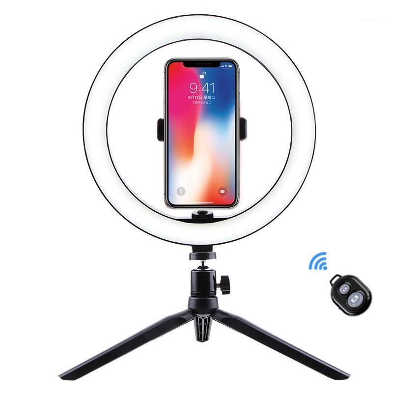 

10inch 26cm Dimmable LED Studio Camera selfie Ring Light Phone Video Light Lamp With Tripod for tiktok ringlight aro de luz1