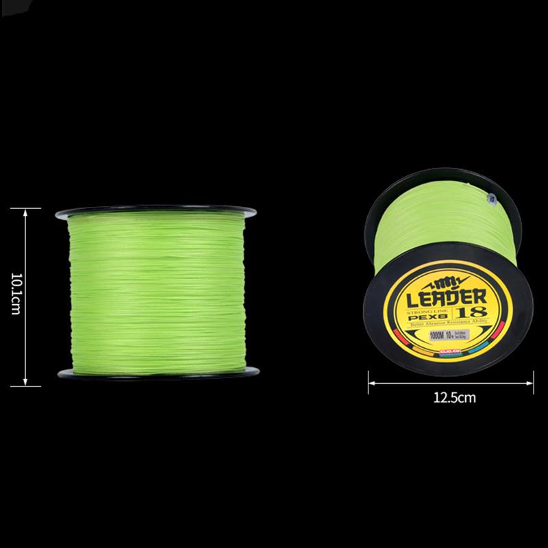 

2000m(2187yards) Braided Fishing Line 8 Strands, Ultra Strong Braided Line Smaller Diameter, Zero Memory Zero