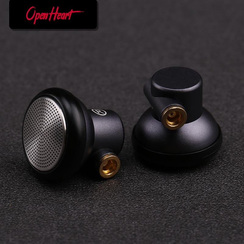 

OPENHEART Metal headset with mmcx In-ear Earphones Flat Head Plug Earphone HiFi Bass Earbuds DJ Earbuds Heavy Bass Sound Quality, Black