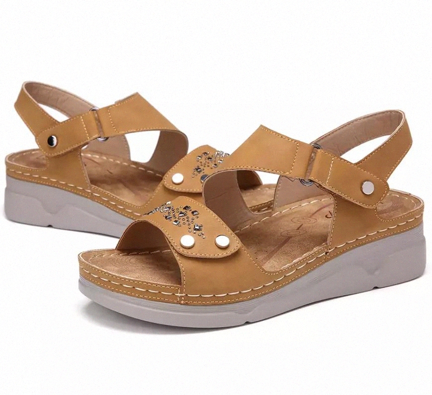 

Woman Summer Leather Vintage Sandals Buckle Casual Sewing Women Retro Sandalias Female Lady Platform Shoes Zapatos Para Mujer #ZQ4f, Black