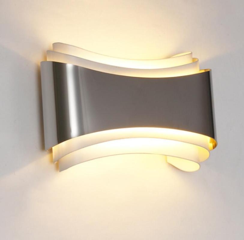 

Wall Lamp Led Aluminum Outdoor Indoor Ip65 Up Down Stainless steel Acrylic Modern Home Stairs Bedroom Bedside Bathroom Light