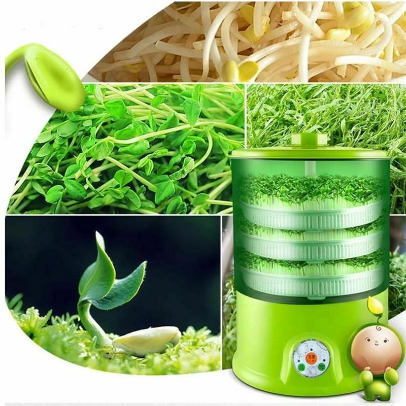 

Household Bean Sprouts Intelligent Automatic Electric Multi-functional Healthy Green Seeds Growing Bean Sprout Machine1