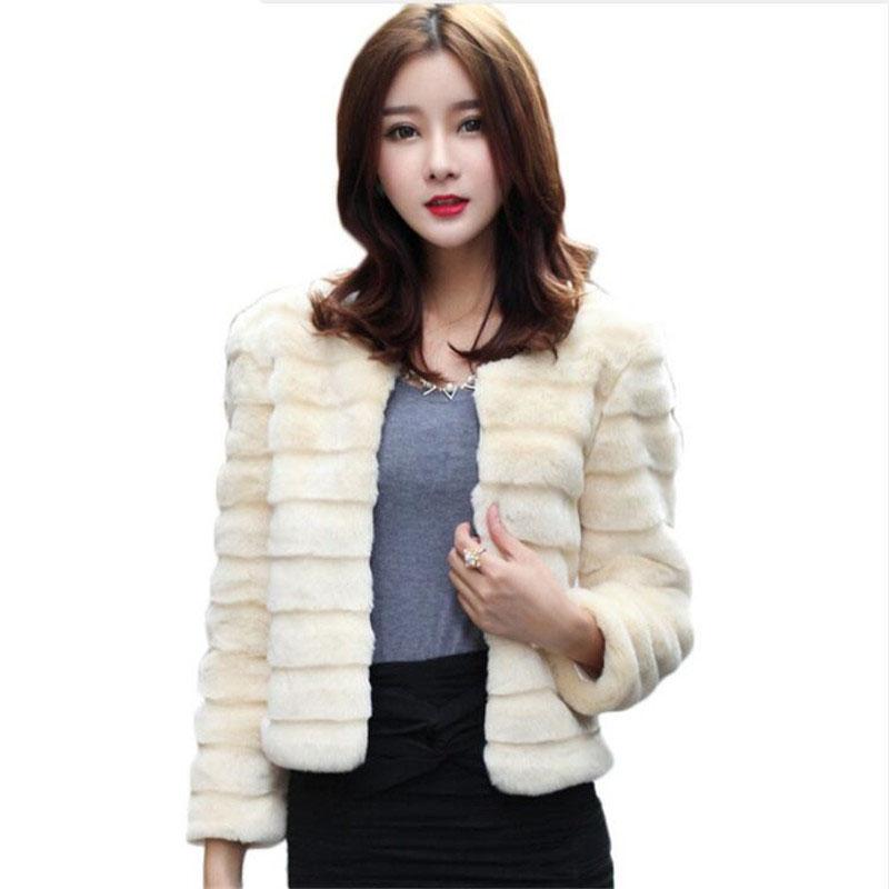 

2020 New Autumn Female Coat Women Faux Fur Coat High Waist Winter Teddy Bear Short Plush Long-Sleeves Jacket A244, Black