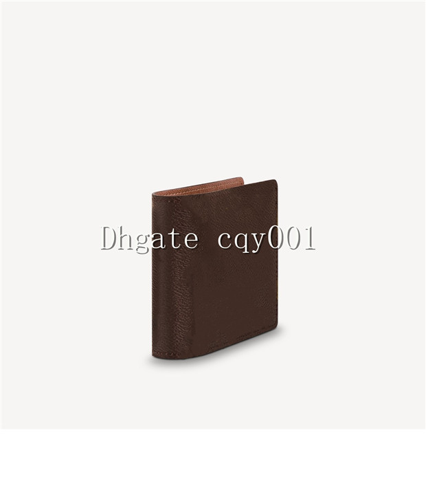 

hot sell short wallet for men Paris style classic wallet famous men genuine leather Ultra Slim Wallet M60895 SIZE 11.5-9.0-1.5cmCM, Have box