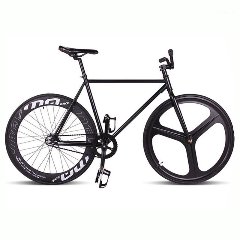 

Magnesium Alloy Wheel 3 spokes fixie Bicycle, Fixed gear bike 700C *23 70mm Rim 52cm FRAME DIY BIKE Complete Road1