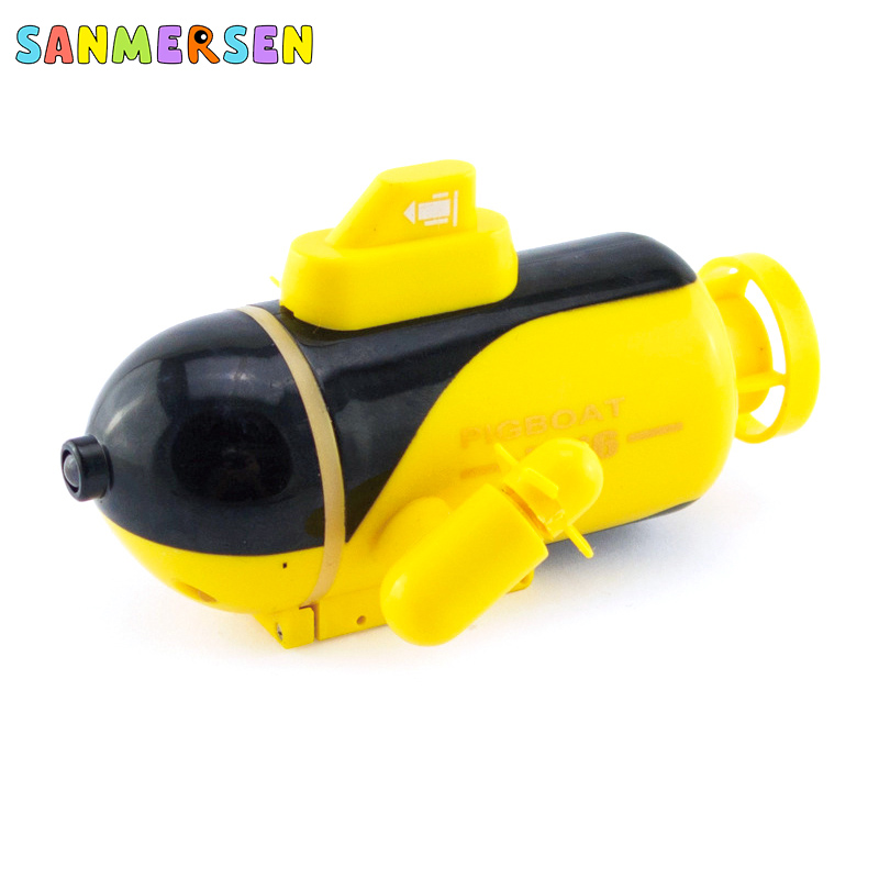 

Mini RC Boat Radio Submarine Toys Control Racing Boat Electric Ship RC High Speed Waterproof Toys for Children Gift, Blue