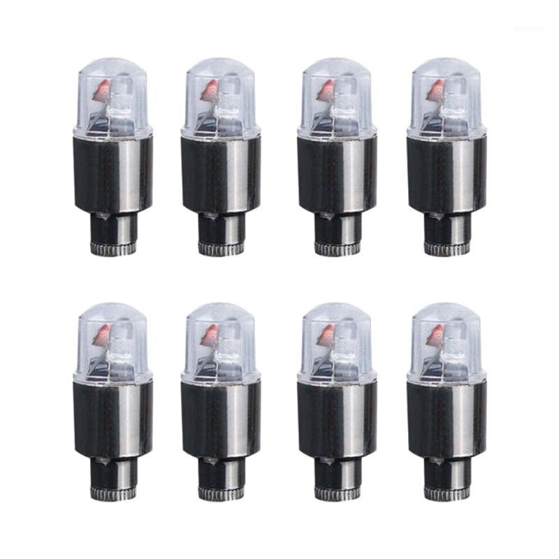 

8Pcs Bike Bicycle Lights Biycle Tyre Tire Aluminum Air Valve Stem Cap Wheel Decoration Lamp Colorful Neon LED Flashing Light1