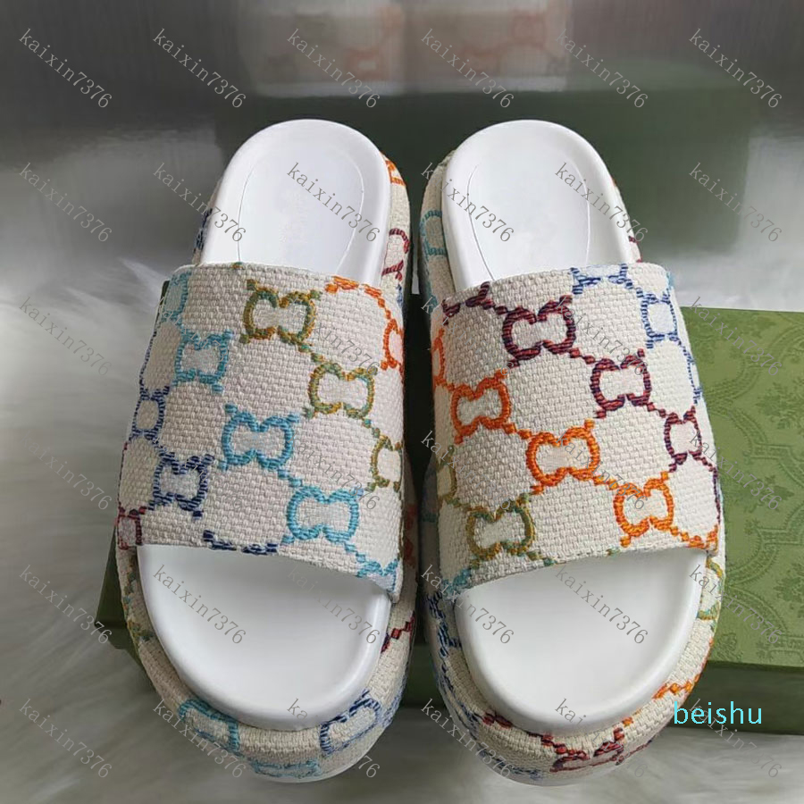 

2022 Fashion slide sandals slippers for men women WITH ORIGINAL BOX Hot Designer unisex beach flip flops slipper TOP QUALITY ERU 35-42