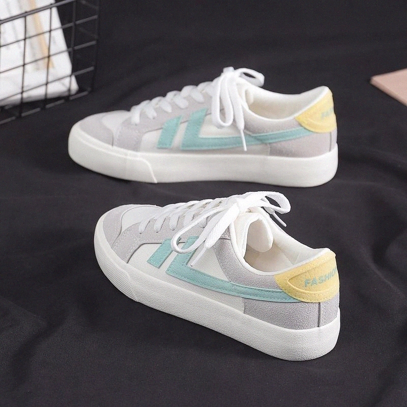 

New Women Shoes Fashion Sneakers Canvas Shoes Four Seasons Woman Casual Loafers Ladies Espadrilles Student Trainers High Quality #3k4R