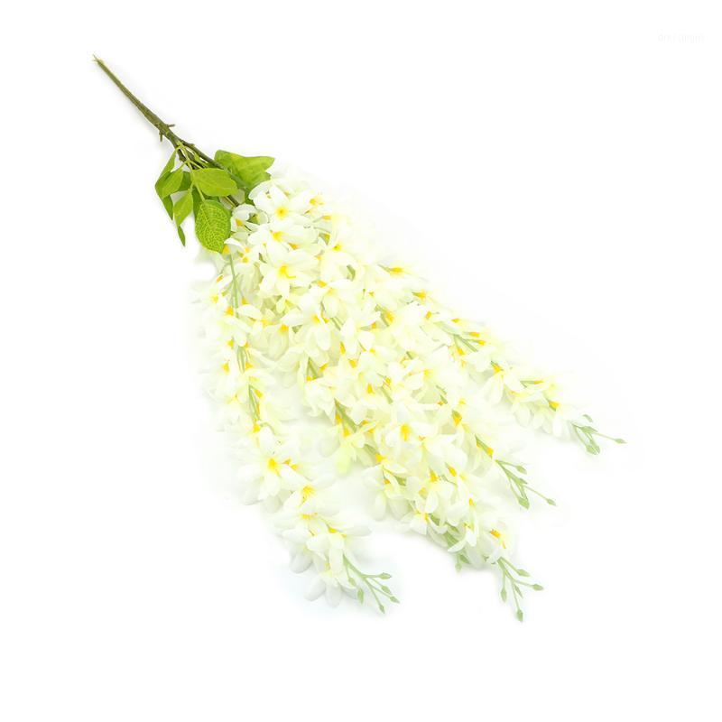 

5 head/Bunch Artificial Clove Flower Vines Garland Fake Silk Wisteria Wedding Party Decor Hanging Rattan Home Decoration1