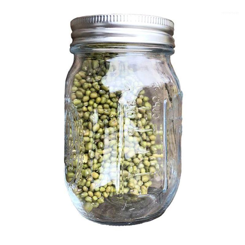 

Sprouting Jar with Stainless Steel Screen Lid Wide Mouth Quart Mason Sprouter1