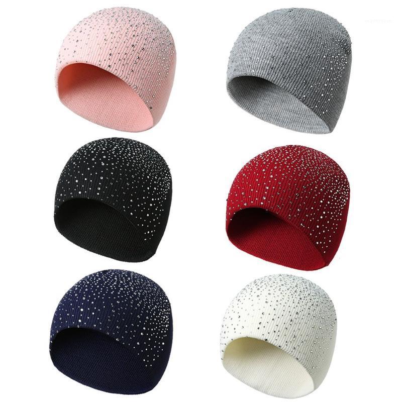 

2020 Unisex Cool Knitted Diamond Cap Wireless Bluetooth Hat Winter Warm Beanies With Bluetooth Beanie Hat Skullies bonnet femme1, Color sent randomly