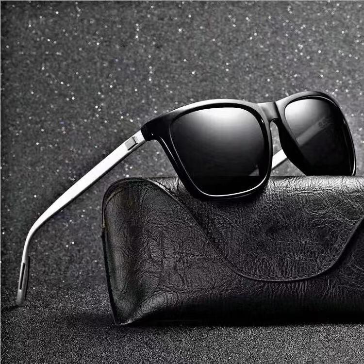 

2021 Polarized UV400 Sunglasse Men Dazzle Color Driver Classic Retro Brand Designer Light Flexible Sun Glass, White;black