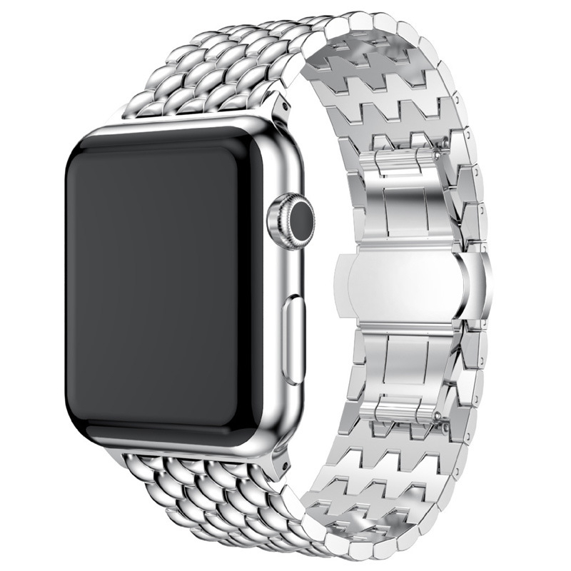 

Good Quality Metal Bracelet Stainless Steel Bands for Apple Watch Series 1 2 3 4 5 Replacement Strap for Iwatch 38 40 42 44mm Watch Band
