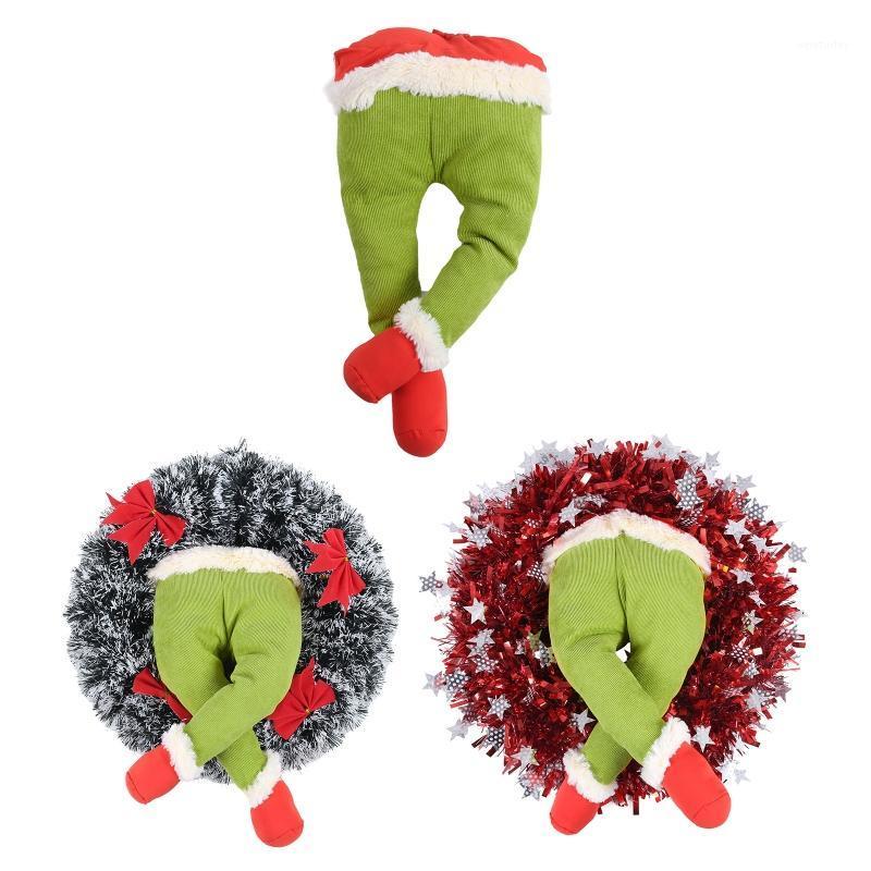 

Christmas Thief Stealer Burlap Garland Home Window Front Door Wreath Ornament R9JC1