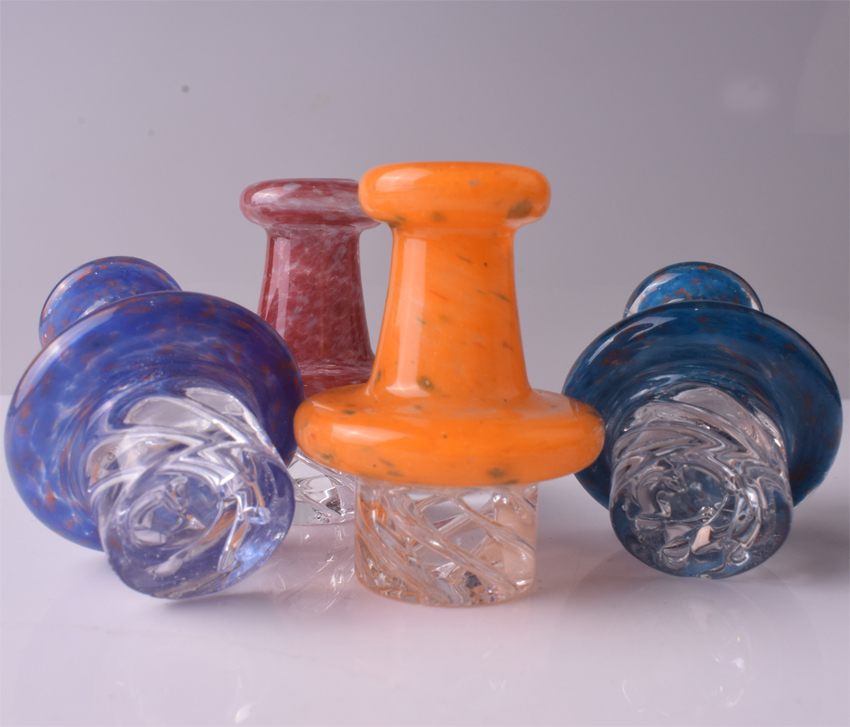 

Cyclone Riptide Carb Cap Dome Smoking Accessories with Spinning Air Hole for 25mm Terp Pearl Quartz Banger Nail Bubbler Enai Dab Rig