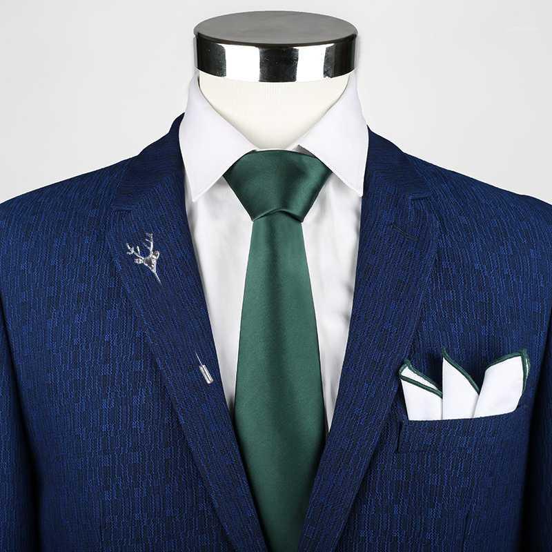 

Solid Silk Men Tie Neck Tie Set for Men Suits Handkerchief Brooch Gravatas Teal Green Ties for Wedding Vestidos Corbatas1