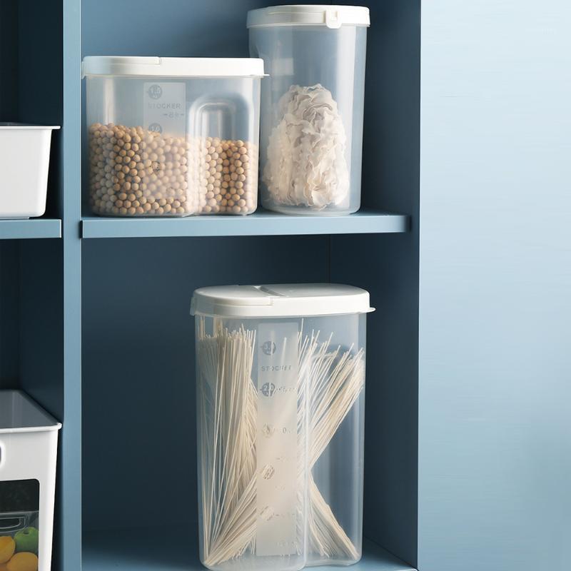 

Home Plastic Cereal Dispenser Storage Box Kitchen Grain Rice Container Nice Kitchen Rice Storage Box Flour Grain1