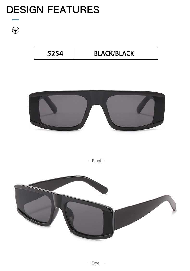 

New square Sunglasses 2021 Fashion Man Women Square Eyewear Ladies Retro Gradient Sun Glasses Female UV400 5254