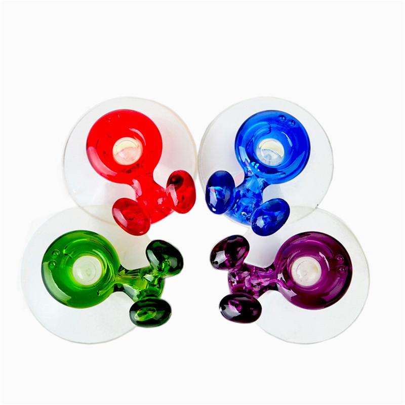 

Cute Cartoon Animal Sucker Plastic Toothbrush Holder With Suction Cup Bathroom Sets Family Tooth Brush Holder Wall