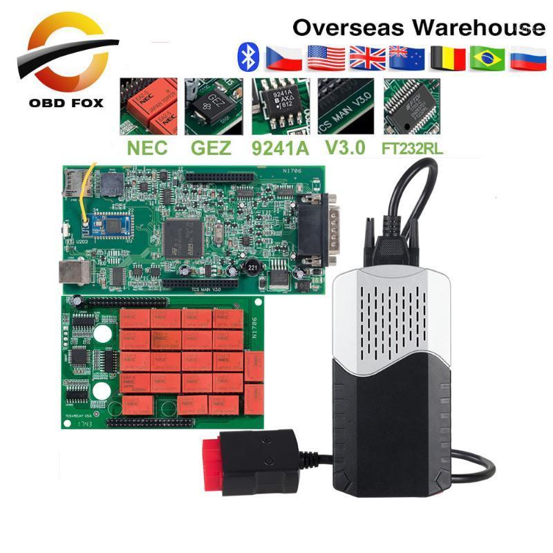 

TCS pro Bluetooth 2020.R1/2020.R3 keygen V3.0 NEC 9241A chip obd2 scanner car truck diagnostic tool as multidiag pro1