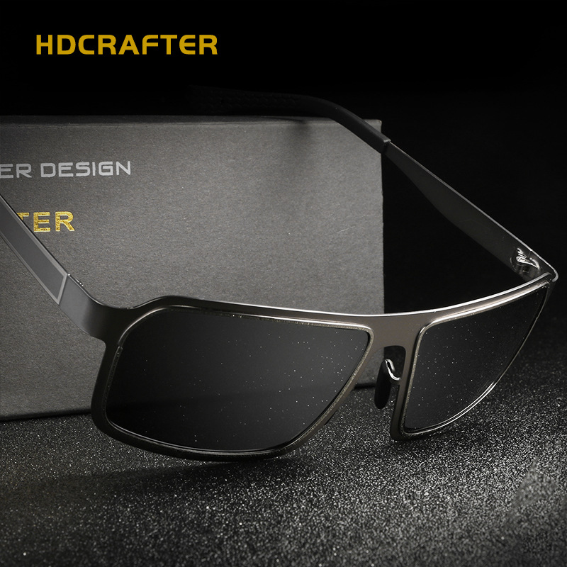 

HDCRAFTER Men Sunglasses Polarized Sunglasses Night Driving Glasses Feminino Polarizado Brand Designer Eyewear