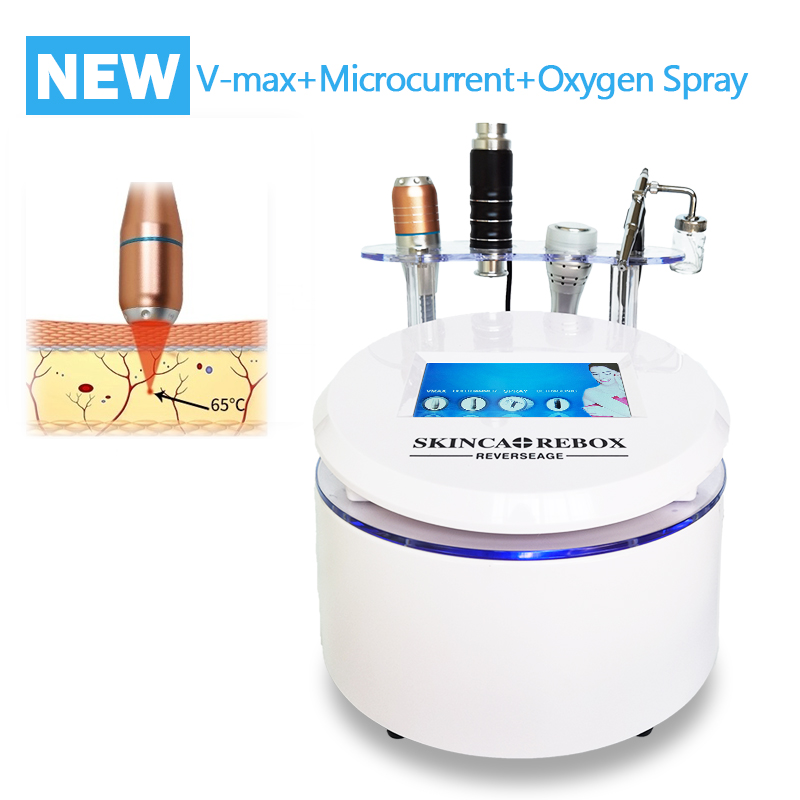 

V Max instrument HIFU Face And Body Lift machine CE Approved For Skin Tightening Vmax hifu Oxygen Spray BIO Cold Hammer