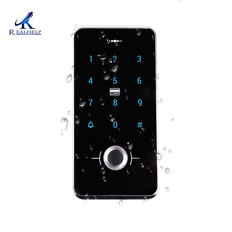 

Outdoor Biometric Fingerprint Access Control Outside Bio Entry Keypad 13.56Mhz Card Reader Keyless Door Lock Entrance Control