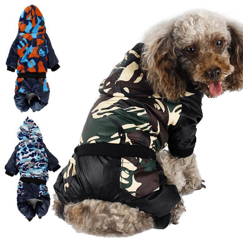 

Pet Winter Clothes Pet Autumn And Winter 5 Size Camouflage Puppy Dog Casual Hooded Cotton-Padded Thickened Clothing1