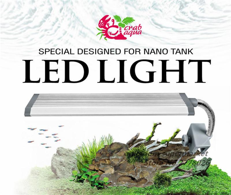 

Taiwan original small crab series 20-30 cm Mini water tank fish tank aquarium LED clip light lamp1