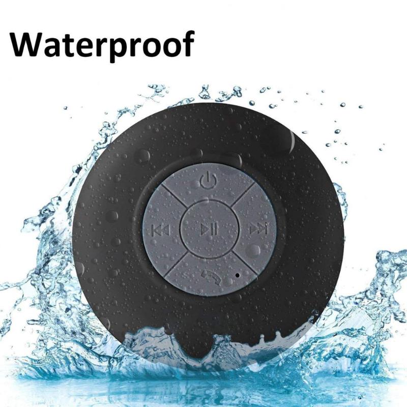 

Mini bluetooth speaker portable waterproof wireless hands-free speaker for shower bathroom swimming pool car beach and outdoor