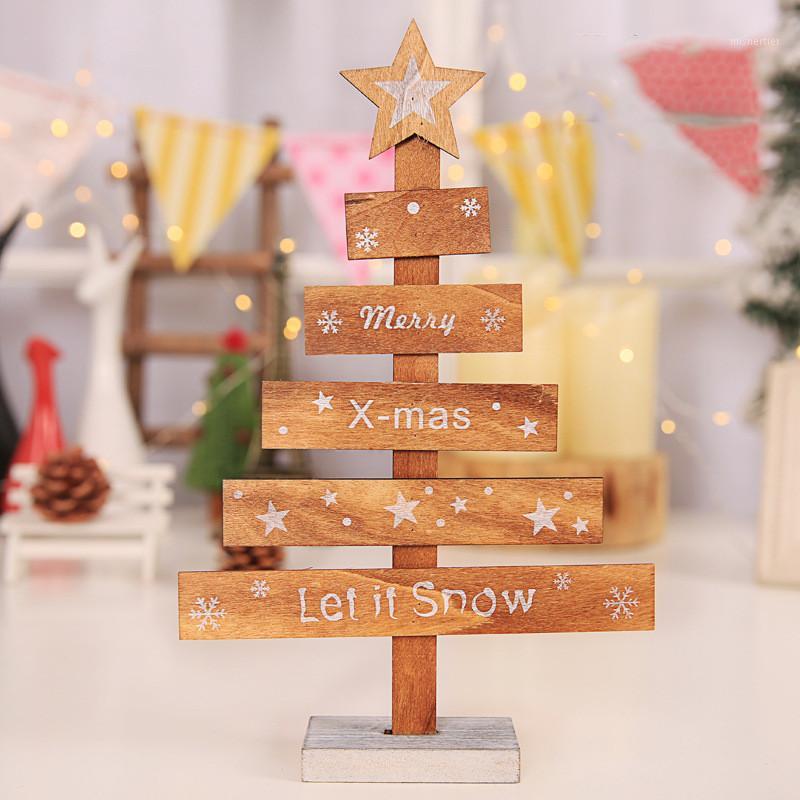 

Creative Christmas Wishes Party Family Party Wooden Christmas Tree Decoration Decoration Bar KTV Shop Kids Room Gift1