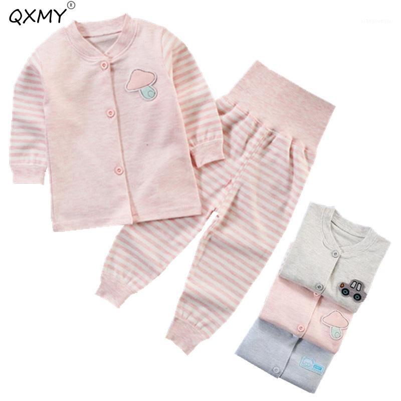 

QXMY Baby Boys And Girls Clothes Set Infant Costume For Newborn Kids Cotton Coat+Pants Outfits Suit 2020 Spring Autumn1, Pink bear
