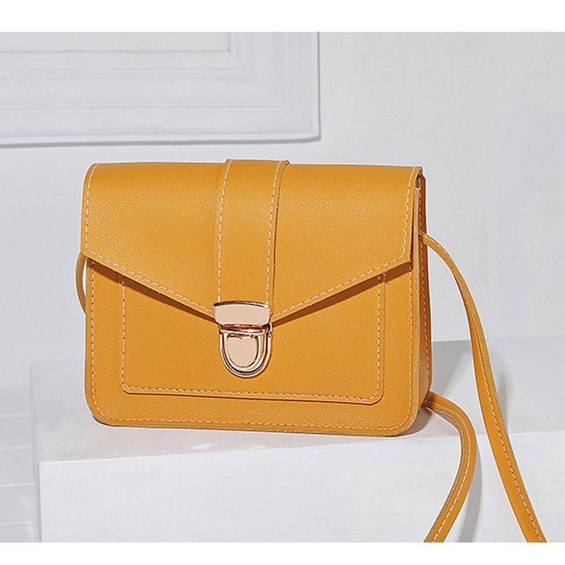 

2020 New Fashion Small Crossbody Bags PU Leather Shoulder Messenger Bag Yellow Bolsas Ladies Phone Purse1, 29cm