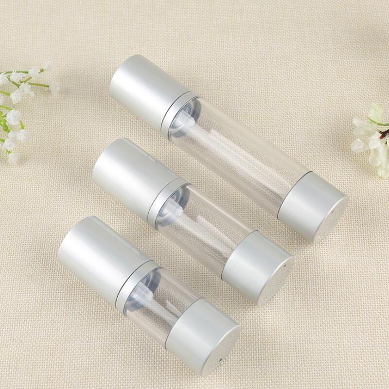 

15 30 50 ML Airless Pump Bottle Refillable Cosmetic Container Makeup Foundations and Serums Lightweight Leak Proof Shockproof Container LX38