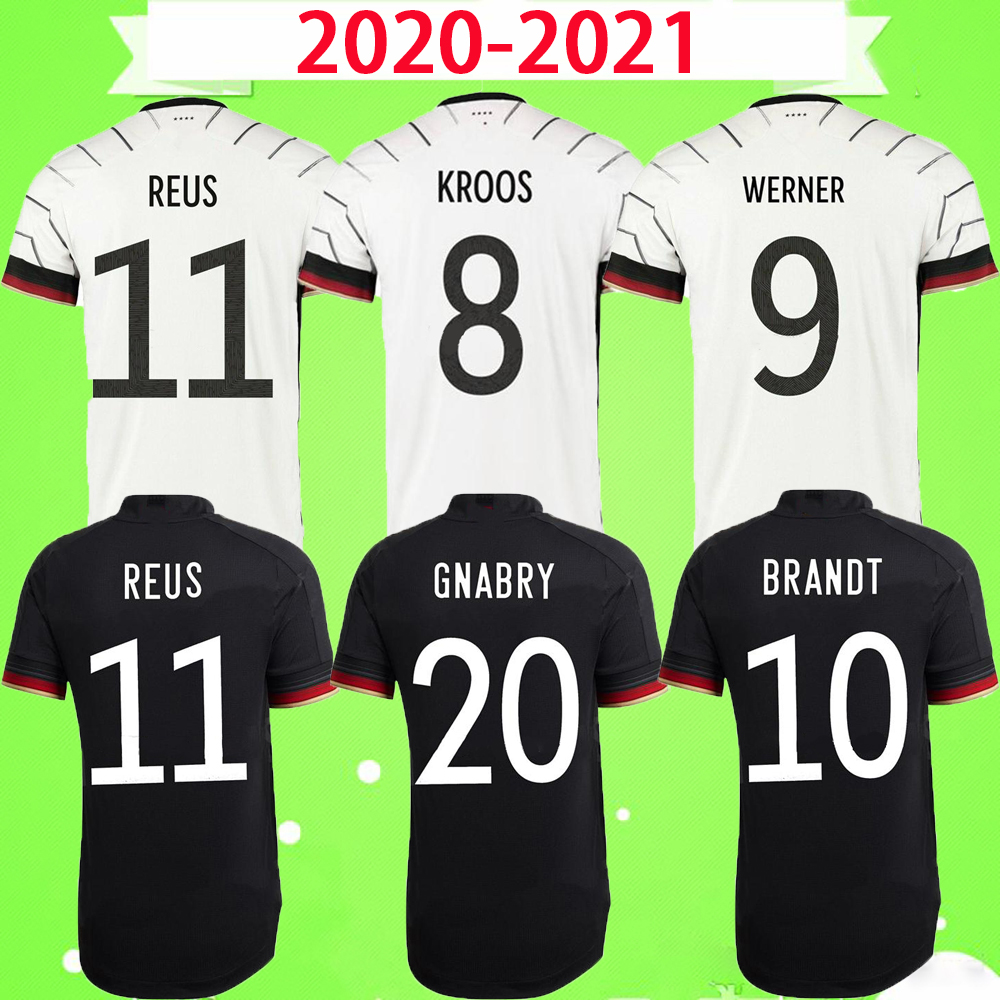 

Adult + kids kit 2020 2021 Soccer Jersey home away white blue HUMMELS KROOS WERNER MULLER Football shirts KROOS GOTZE SANEA KHEDIRA 20 21, Fans 2020 2021