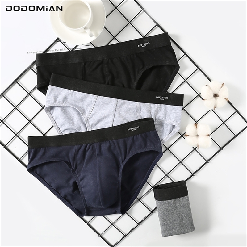 

4pcs\lot Men Underwear Briefs Cotton Striped Men's Sexy Briefs Low Waist Breathable Soft Gay Underwear Cueca Spring High Quality 201112, Xzf156