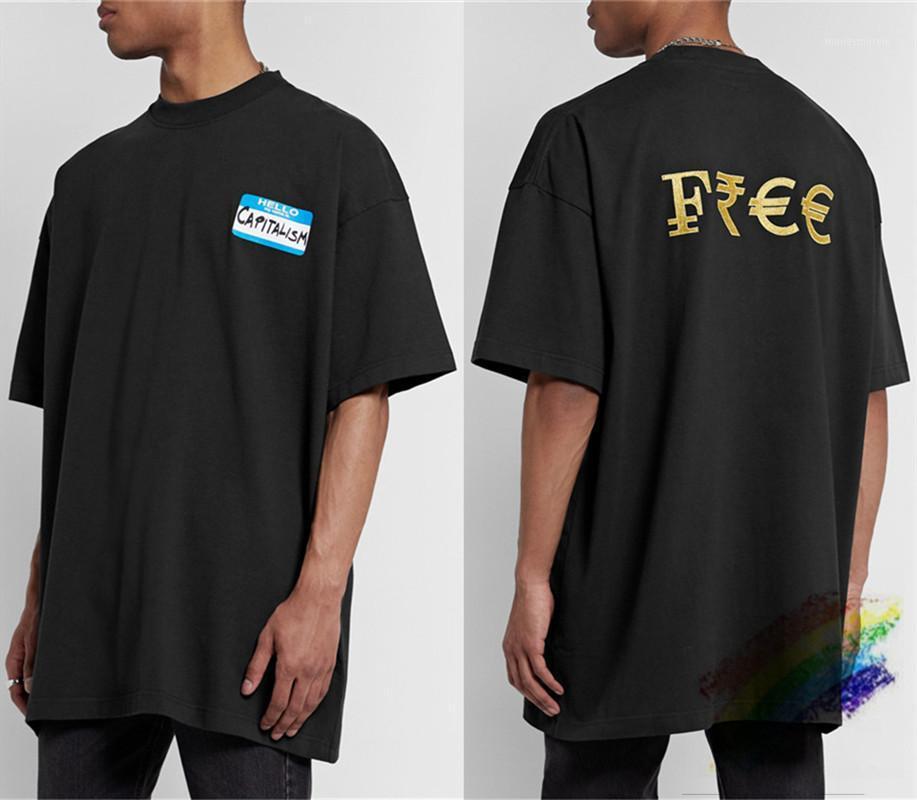 

Oversized Gold Embroidery T shirt Men Women Best Quality Streetwear T-shirts Top Tees1, 14