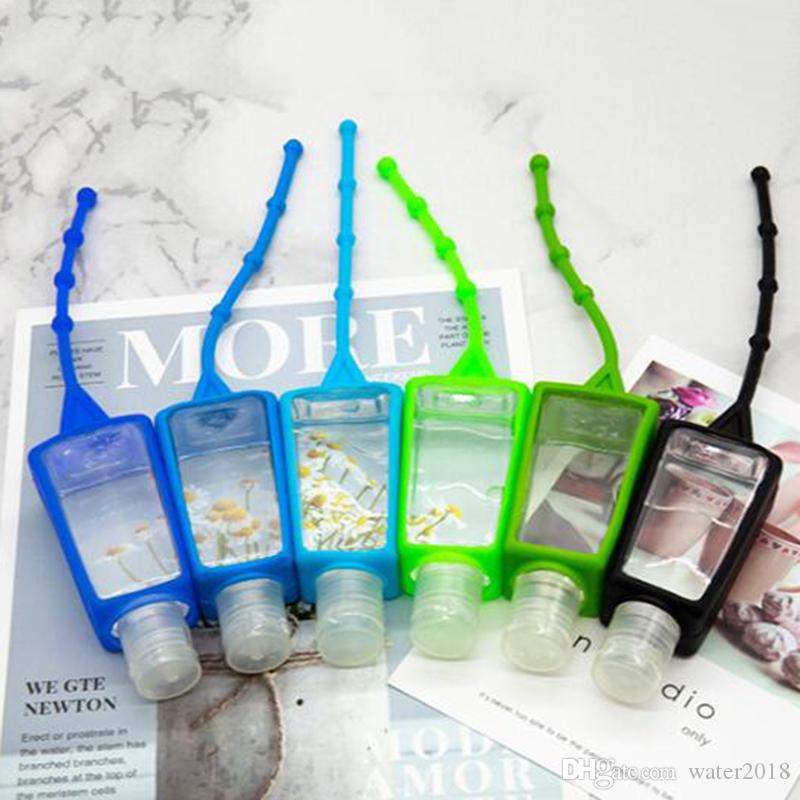 

Portable 30ml hand sanitizer bottle holder oval T-shaped disposable hand sanitizer bottle holder perfume bottle holder Spot can be customize