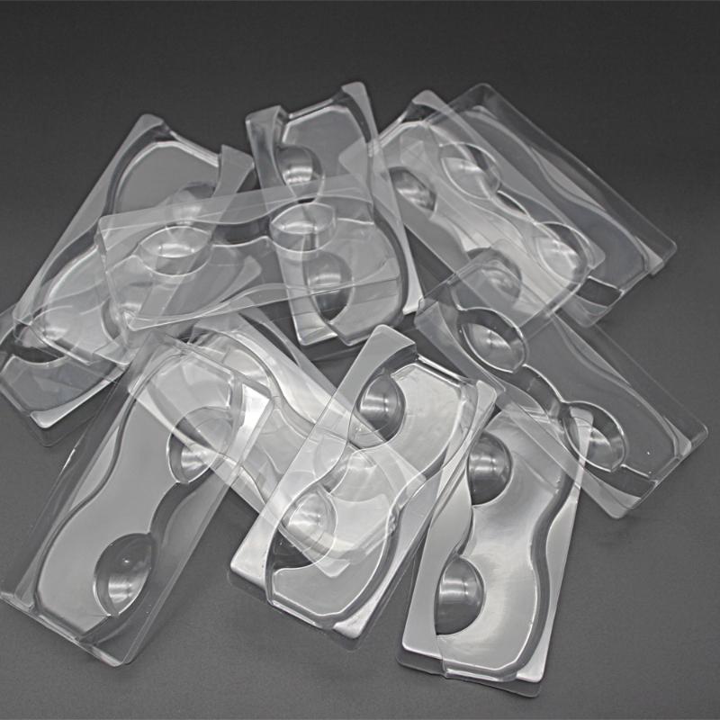 

DamePapil Clear Empty Lash Tray Wholesale Eyelash Packaging 10/20/30/40/50 Rectangle Shape Plastic Eyelash Trays In Bulk