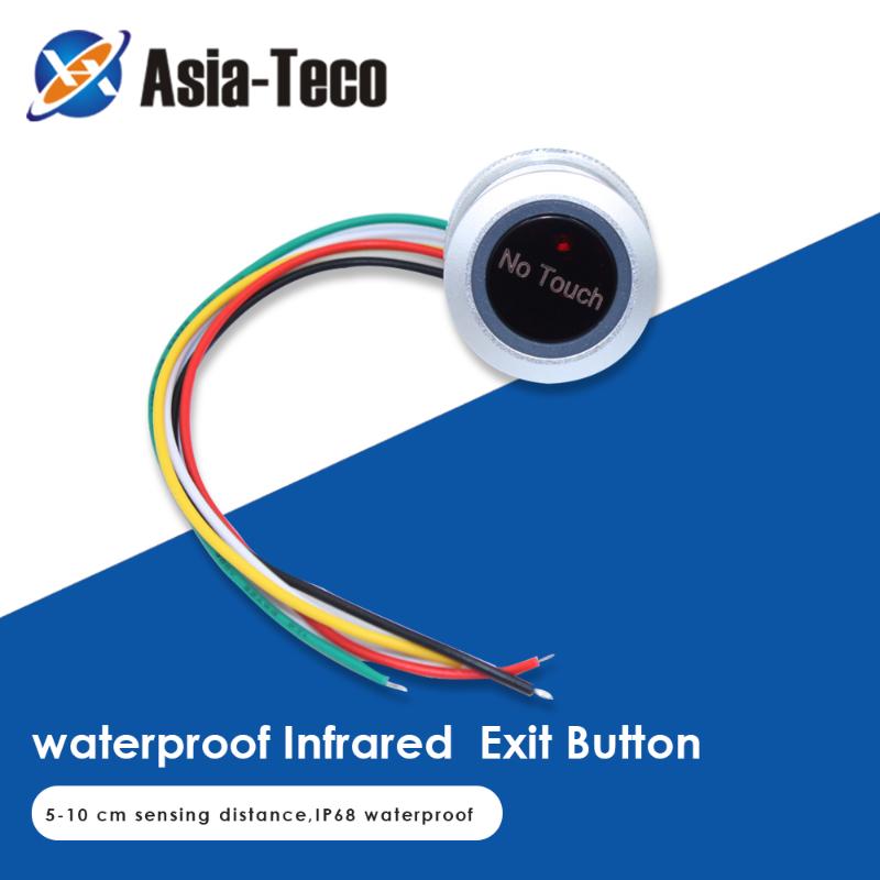

No Touch Exit button 304 Stainless Steel IP68 Waterproof No Touch Infrared Sensor Exit Button Switch for Access Control system