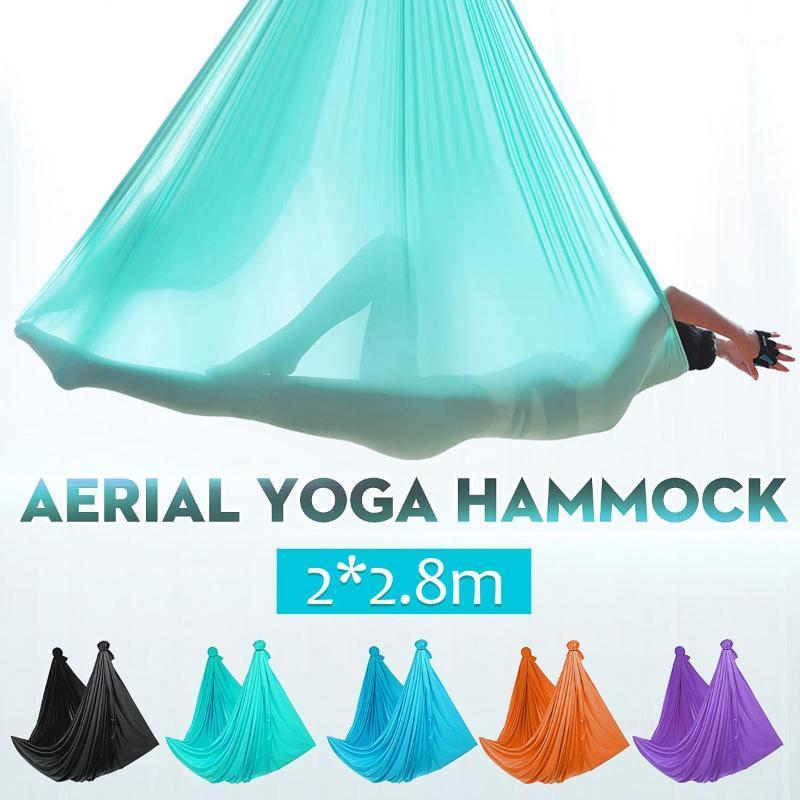 

Flying-Aerial Yoga Hammock Multifunction Anti-Gravity Yoga-Swing Belts Pilates Inversion Exercises Device Yoga Belts 5-Colors1, Black