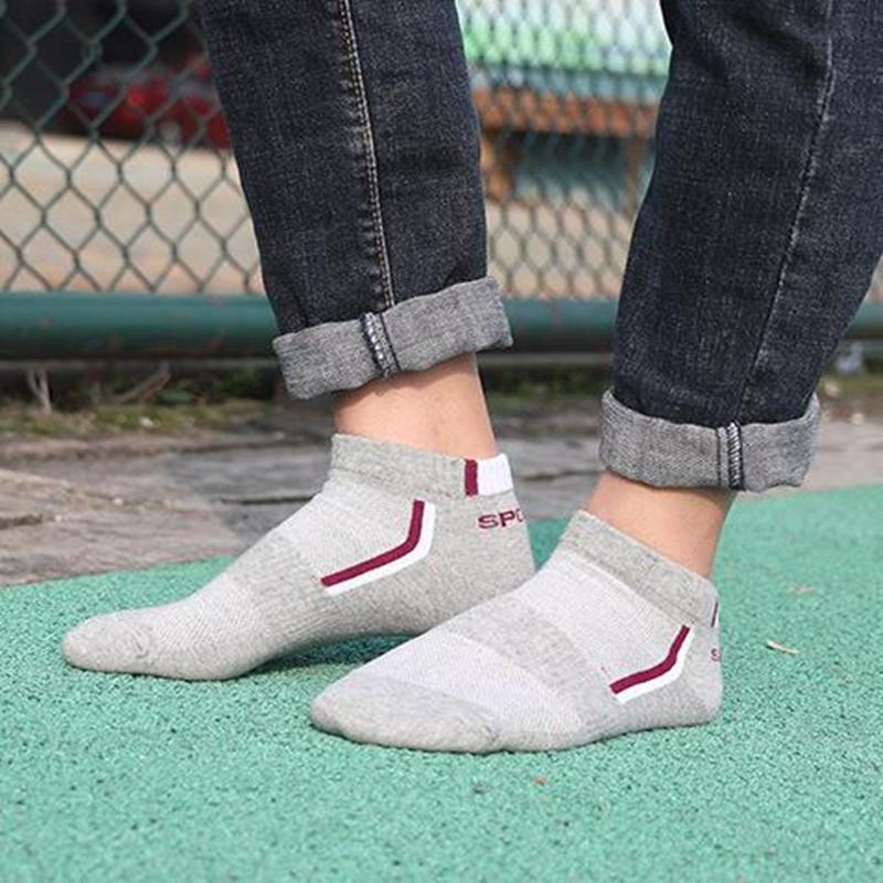 

Fashion Men's Sport Socks Summer Autumn Running Short Sock Outdoor Cycling Riding Basketball Breathable Sock Cotton Ankle Socks