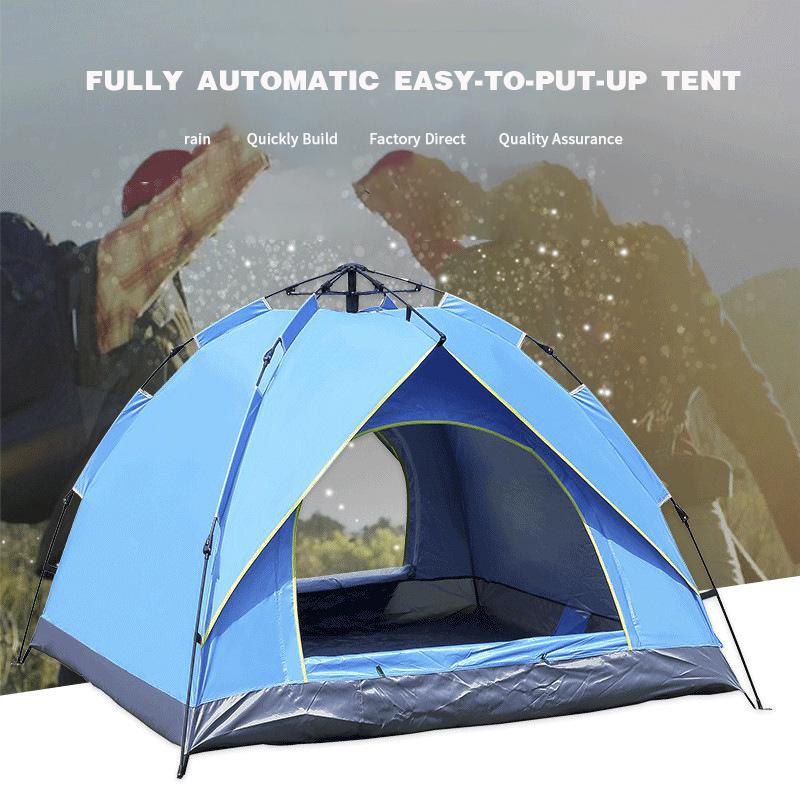 

New Automatic Camping Tent 3 Seasons Tourist Tent Waterproof 2-4 Person Instant Setup Protable Backpacking Family Outdoor